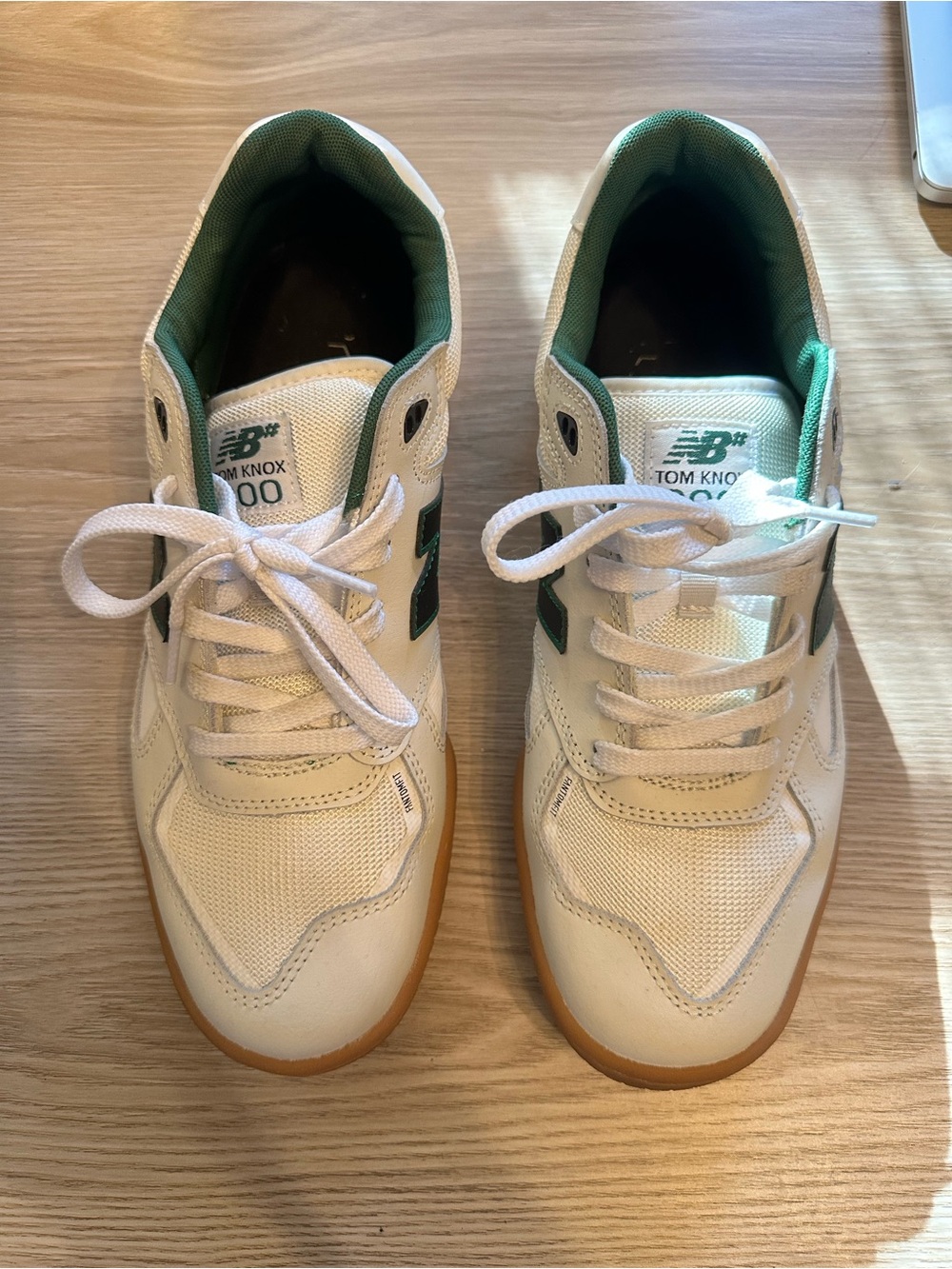 New Balance 600 Tom Knox Men’s White & Green Casual Sneakers